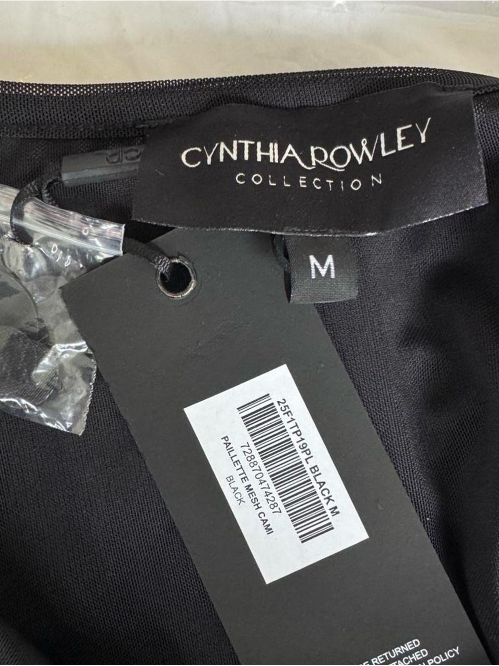 Cynthia Rowley Paola Paillette Cami NWT. - Picture 6 of 6